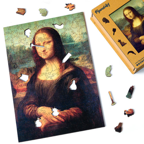 Puzzle en Bois Adulte - La Joconde de Léonard de Vinci