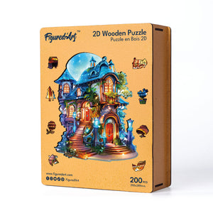 Puzzle en Bois Adulte - Cottage Enchanté