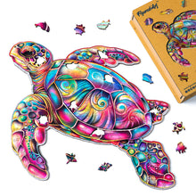 Charger l&#39;image dans la galerie, Puzzle en Bois Adulte - Tortue de mer