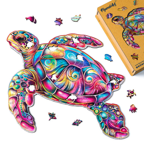 Puzzle en Bois Adulte - Tortue de mer