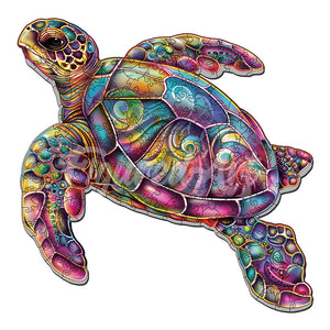 Puzzle en Bois Adulte - Tortue de mer