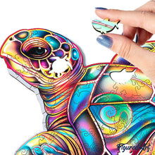 Charger l&#39;image dans la galerie, Puzzle en Bois Adulte - Tortue de mer