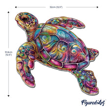 Charger l&#39;image dans la galerie, Puzzle en Bois Adulte - Tortue de mer