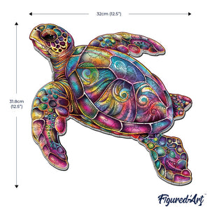 Puzzle en Bois Adulte - Tortue de mer