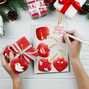 Ornement de Sapin de Noël Amour Ensemble de 10 pièces