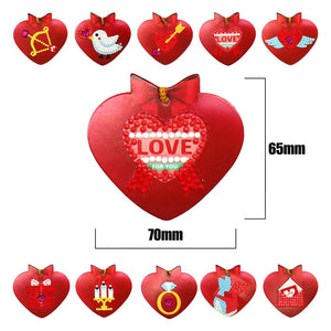 Ornement de Sapin de Noël Amour Ensemble de 10 pièces