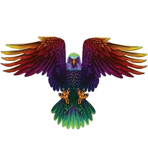 Puzzle 2D en Bois - Vol de l'Aigle