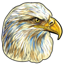 Charger l&#39;image dans la galerie, Puzzle 2D en Bois - Aigle Profilé