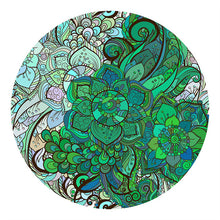 Charger l&#39;image dans la galerie, Puzzle 2D en Bois - Fleurs Vertes