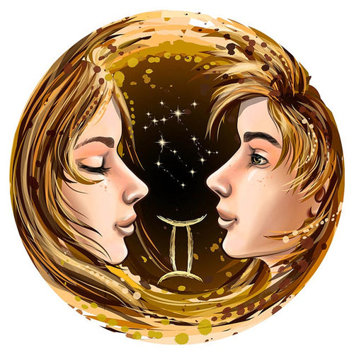 Puzzle 2D en Bois - Jumeaux Gémeaux