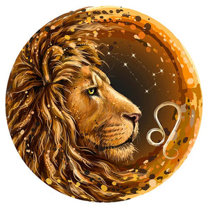 Puzzle 2D en Bois - Léo Lion