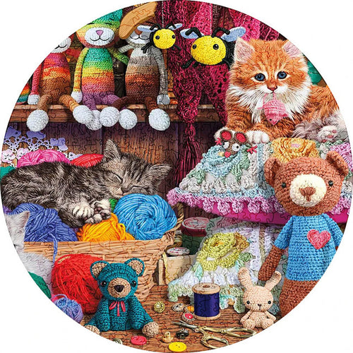 Puzzle 2D en Bois - Le Berceau du Chat