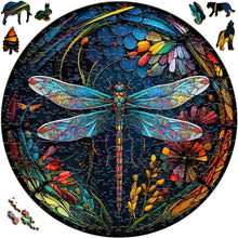 Charger l&#39;image dans la galerie, Puzzle 2D en Bois - Libellule de Merveille
