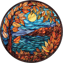 Charger l&#39;image dans la galerie, Puzzle 2D en Bois - Soleil en Automne