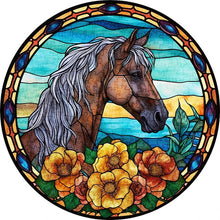 Charger l&#39;image dans la galerie, Puzzle 2D en Bois - Fleurs pour un Étalon