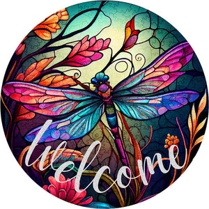 Puzzle 2D en Bois - Libellule Bienvenue
