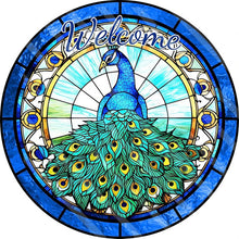 Charger l&#39;image dans la galerie, Puzzle 2D en Bois - Paon Bienvenue