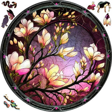 Charger l&#39;image dans la galerie, Puzzle 2D en Bois - Fleur de cerisier