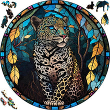 Charger l&#39;image dans la galerie, Puzzle 2D en Bois - Léopard du soir