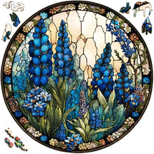 Charger l&#39;image dans la galerie, Puzzle 2D en Bois - Lavande Bleue