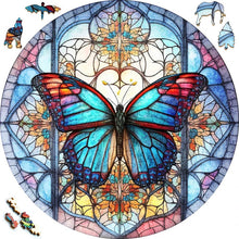 Charger l&#39;image dans la galerie, Puzzle 2D en Bois - Papillon Céleste