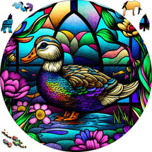 Charger l&#39;image dans la galerie, Puzzle 2D en Bois - Canard coloré