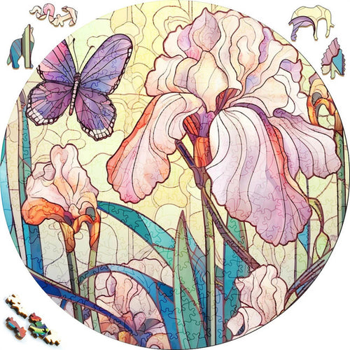 Puzzle 2D en Bois - Orchidées Légères