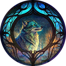 Charger l&#39;image dans la galerie, Puzzle 2D en Bois - Loup d&#39;Hiver