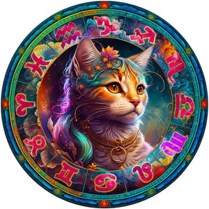 Puzzle 2D en Bois - Chat de la Vierge