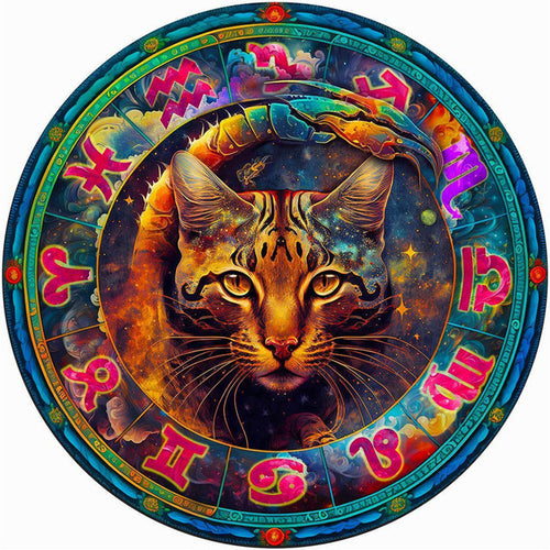 Puzzle 2D en Bois - Scorpion Chat