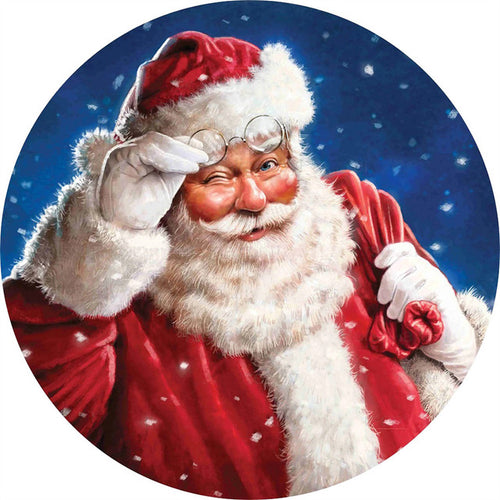 Puzzle 2D en Bois - Clin d'œil du Père Noël