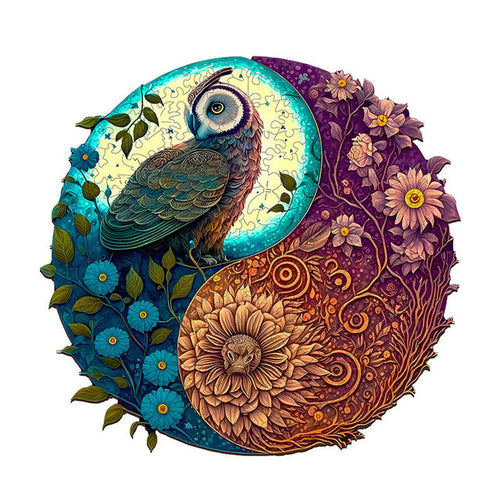 Puzzle 2D en Bois - Petit Jardin de Hibou