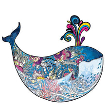 Charger l&#39;image dans la galerie, Puzzle 2D en Bois - Baleine