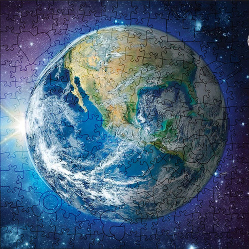Puzzle 2D en Bois - Planète Terre