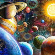 Charger l&#39;image dans la galerie, Puzzle 2D en Bois - Système solaire