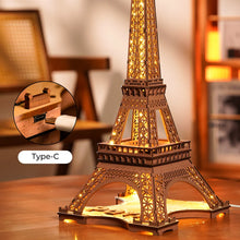 Charger l&#39;image dans la galerie, Puzzle 3D Nuit de la Tour Eiffel