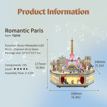 Charger l&#39;image dans la galerie, Puzzle 3D Paris Romantique