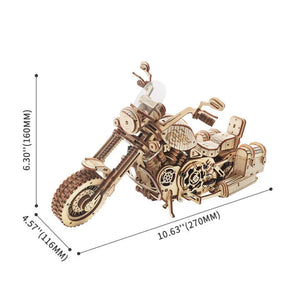 Puzzle 3D Moto de type cruiser