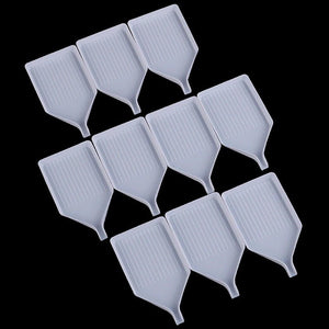 Ensemble de 10 Compartiments de Plateau Organisationnel Diamond Painting Accessoires