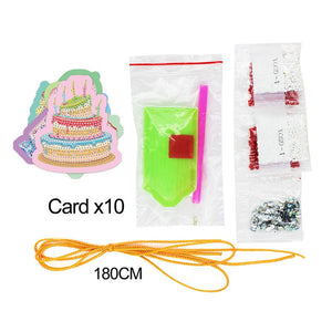 Pendentif Diamond Painting Ensemble de 10 pièces