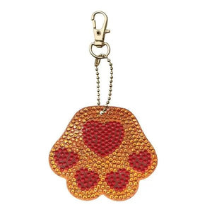 Pendentif Diamond Painting Pattes de Chien Ensemble de 4 pièces