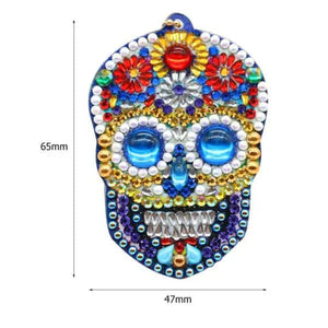 Pendentif Crâne Diamond Painting Ensemble de 4 pièces