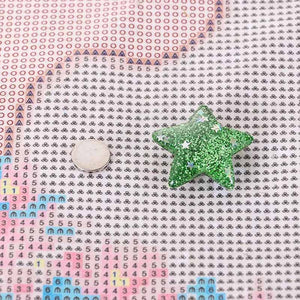 Aimant de maintien Diamond Painting Paillettes Étoiles 8 Couleurs Accessoire