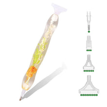 Charger l&#39;image dans la galerie, Stylo Premium Ergonomique Diamond Painting Plantes Vertes Orange