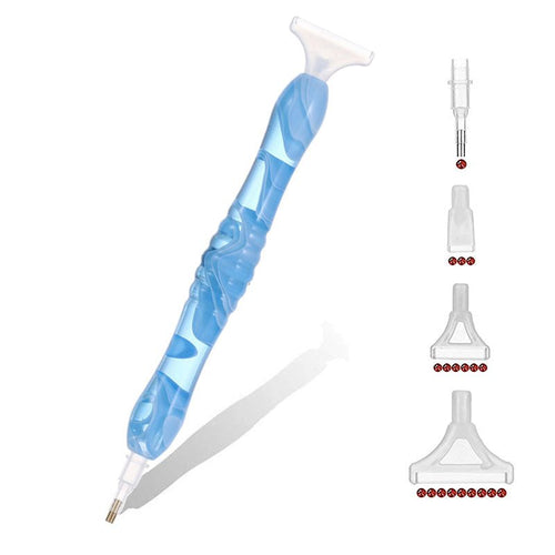 Stylo Premium Diamond Painting Bleu Clair 5 Variantes
