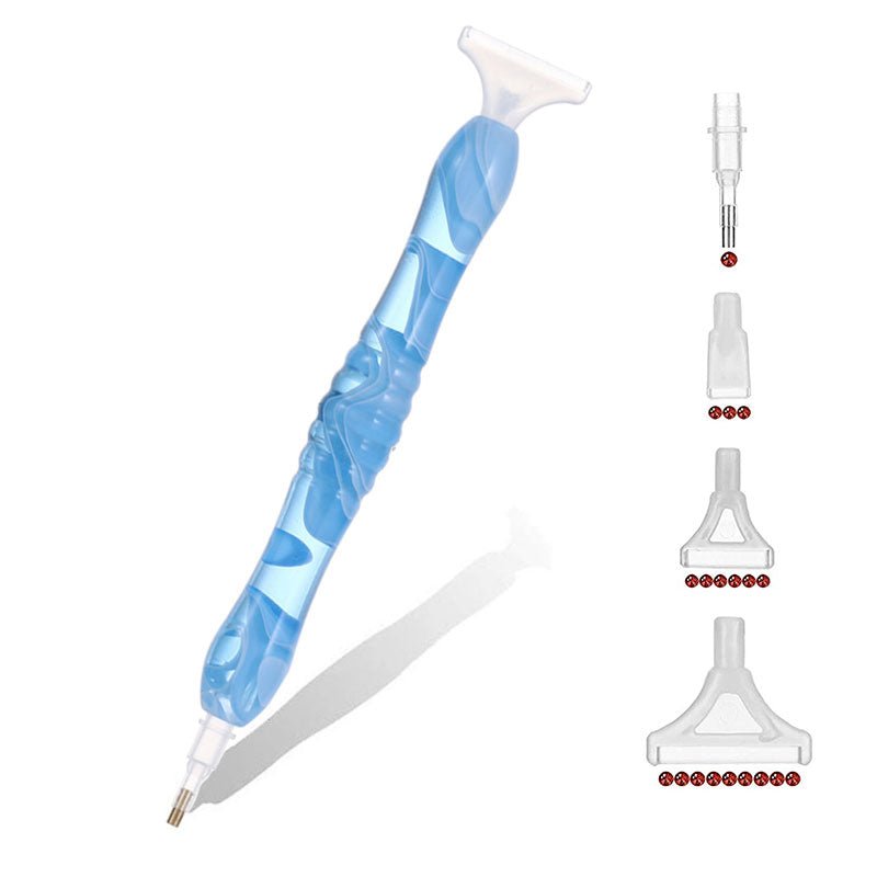 Stylo Premium Diamond Painting Bleu Clair 5 Variantes