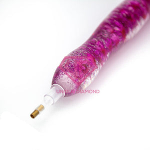 Stylo Premium Ergonomique Diamond Painting Fleurs Roses 5 Variantes