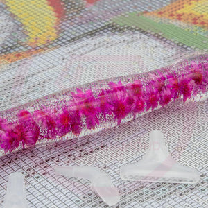 Stylo Premium Ergonomique Diamond Painting Fleurs Roses 5 Variantes