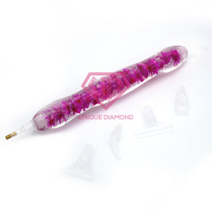 Stylo Premium Ergonomique Diamond Painting Fleurs Roses 5 Variantes