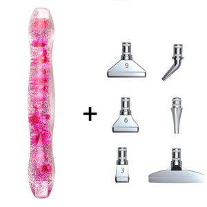 Stylo Premium Ergonomique Diamond Painting Fleurs Roses 5 Variantes